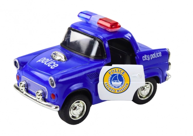 Auto Polizia Classico 1:38 con Luci e Suoni Blu