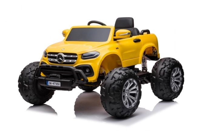 Auto a Batteria Mercedes 4x4 Oro Giallo