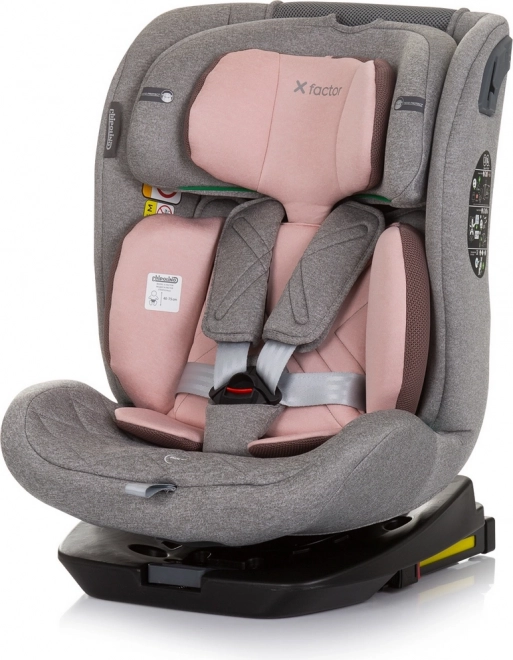 Seggiolino Auto X Factor i-Size 360 Isofix Flamingo