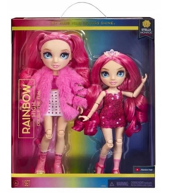 Bambola Rainbow High Stella Monroe 2 Pack