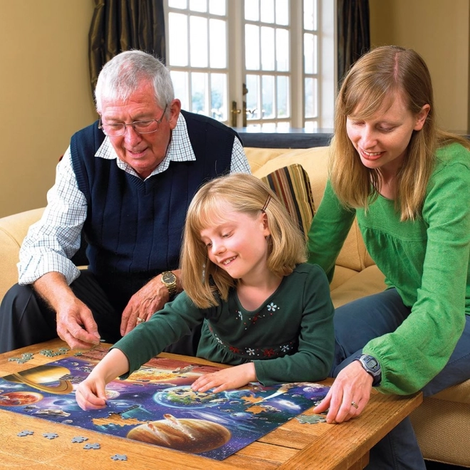 Puzzle famigliare Viaggio nello spazio 350 pezzi