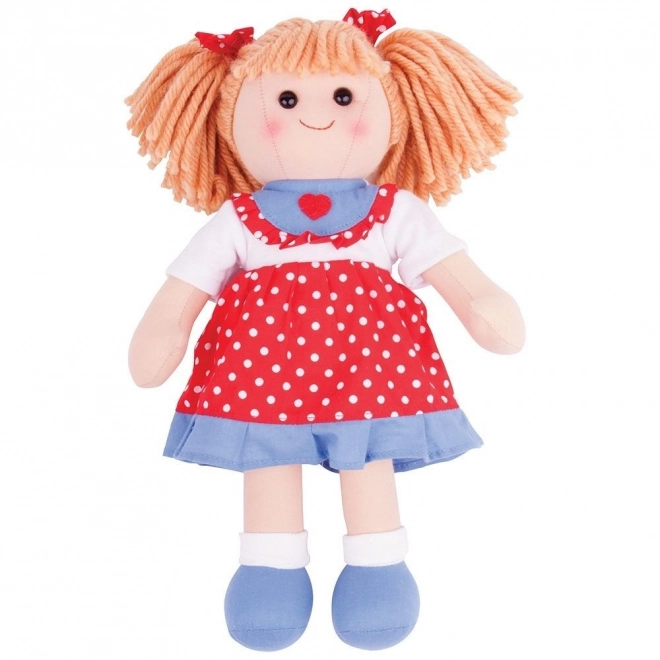 Bambola di stoffa Emily di Bigjigs Toys 34 cm