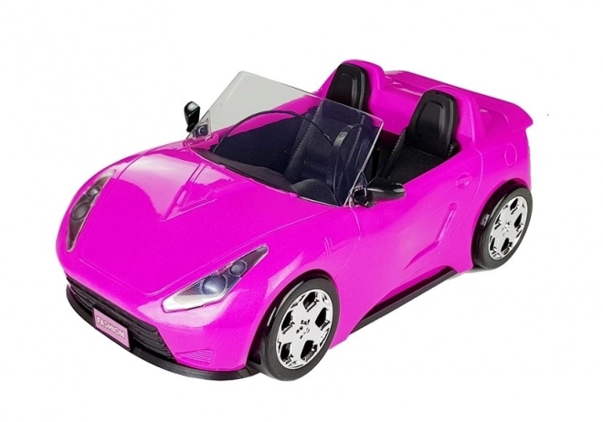 Auto cabrio rosa per bambole