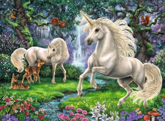 Puzzle Unicorni Magici XXL da 200 Pezzi