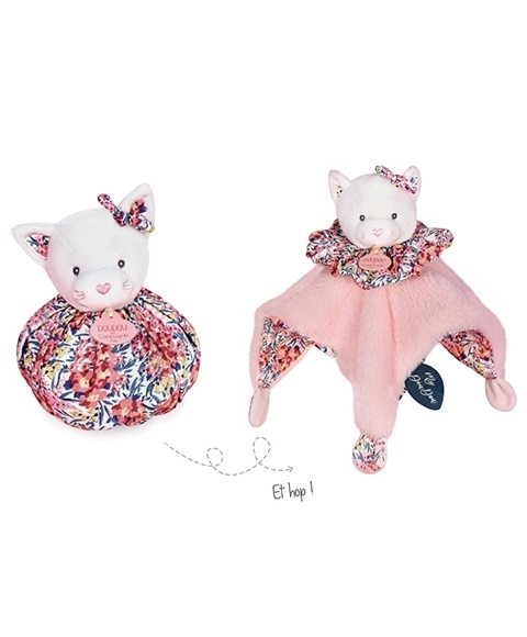 Doudou Gatto Rosa 3 in 1