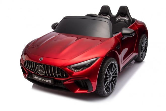 Mercedes AMG SL63 auto verniciato rosso a batteria