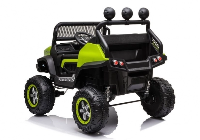 Auto elettrico a batteria Mercedes Unimog S rosso – Verde