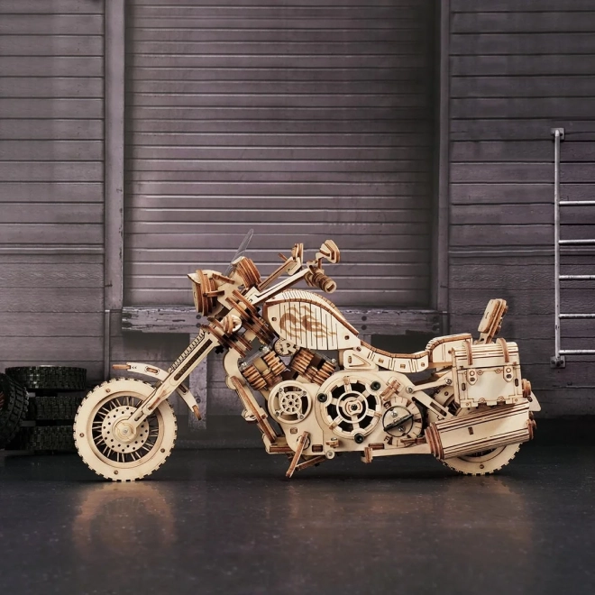 Puzzle 3D in Legno Cruiser Motorcycle 420 Pezzi