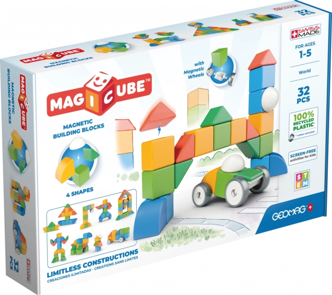 Geomag Magicube set costruzioni 32 pezzi