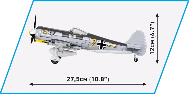 Focke-Wulf Fw 190 A3 II Guerra Mondiale - Set di costruzione COBI