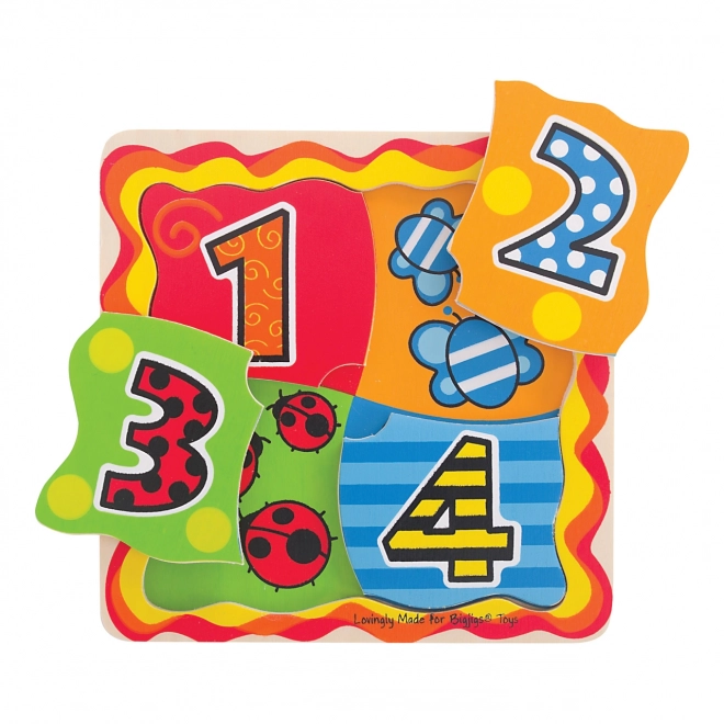 Bigjigs Toys il mio primo puzzle di conteggio