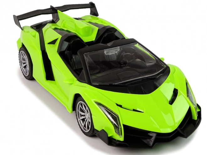 Auto sportivo telecomandato 1:18 verde