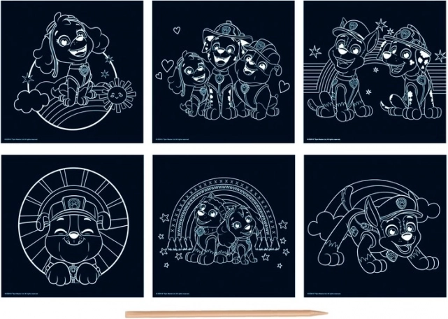 Set creativo con immagini Paw Patrol 6 pezzi