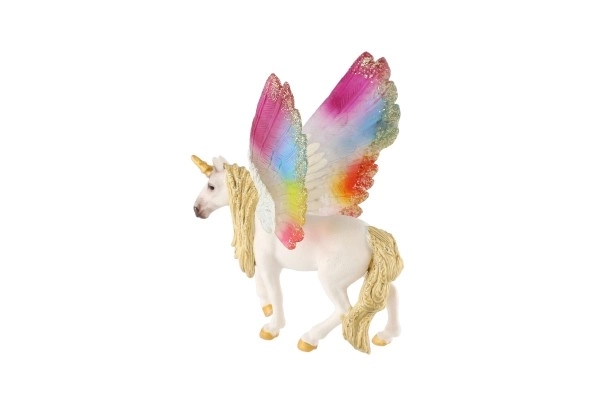 Unicorno con Ali Arcobaleno