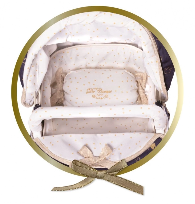 Passeggino per bambole 3 in 1 XL con borsa Classic Gold