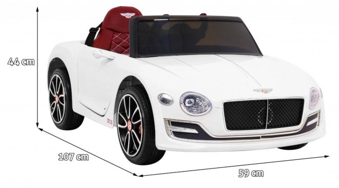 Macchinina Elettrica Bentley EXP 12 Laccata Bianca