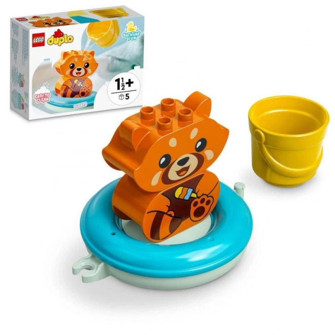 Lego Duplo Divertimento da Bagno Panda Rosso Galleggiante