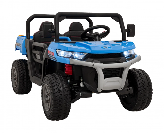 Macchinina per bambini Pick-Up Speed 900 Blue + trazione 4x4 + pala mobile + portabagagli + telecomando + pala + LED audio