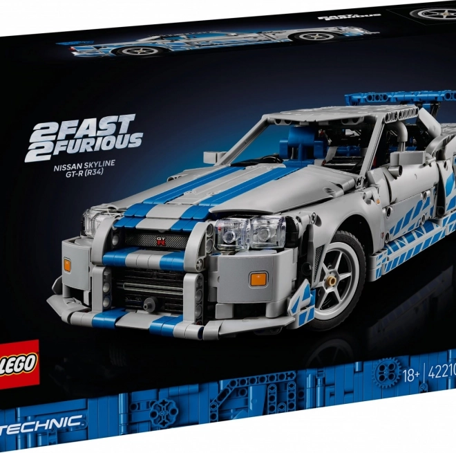 Mattoncini Technic Nissan Skyline GT-R dal film Fast & Furious