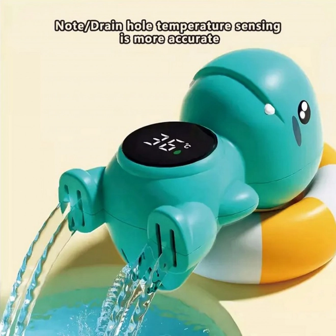 Termometro dino woopie per misurare la temperatura dell'acqua