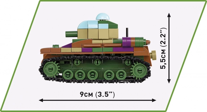 Set di costruzione 3 carri armati storici: Panzer I, Valentine IX, Renault R35