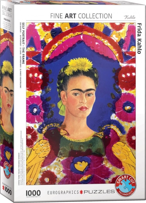 Puzzle 1000 pezzi Frida Kahlo con cornice