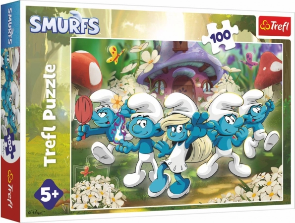 puzzle incontra i Puffi 100 pezzi