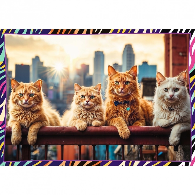 Puzzle Divertenti Animali 4x250 Pezzi