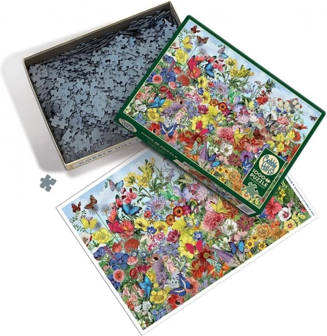 Puzzle Giardino delle Farfalle 1000 pezzi Cobble Hill