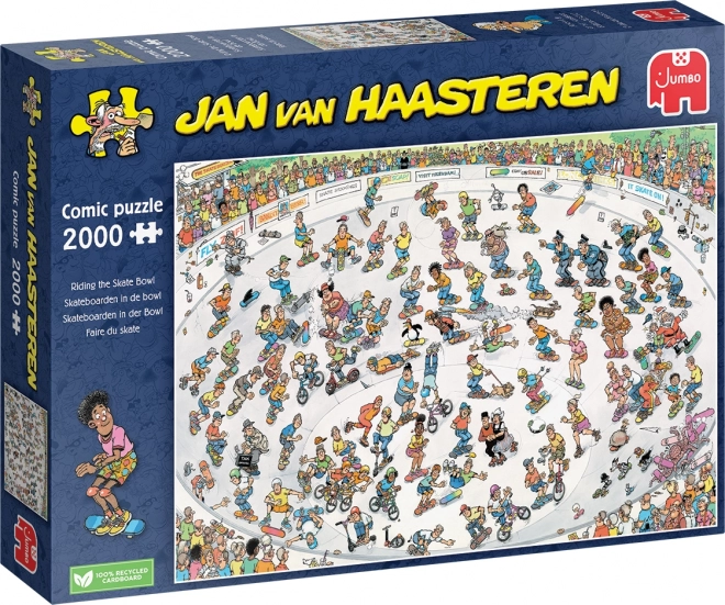 Puzzle pista caotica 2000 pezzi di Jan van Haasteren