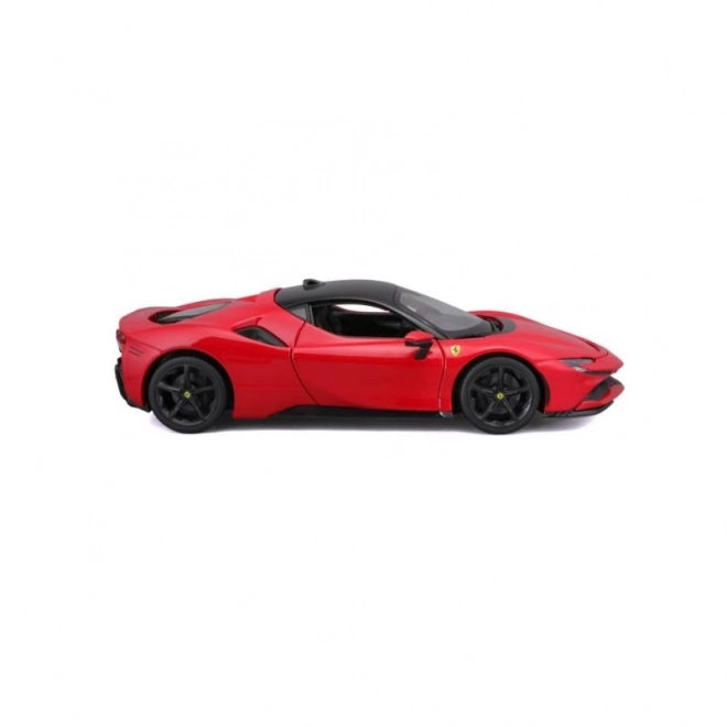 Modellino Ferrari SF90 Stradale Rossa in scala 1:18 di Bburago