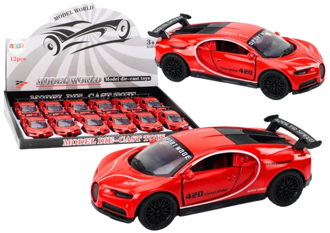 Auto sportivo frizione rosso 1:32