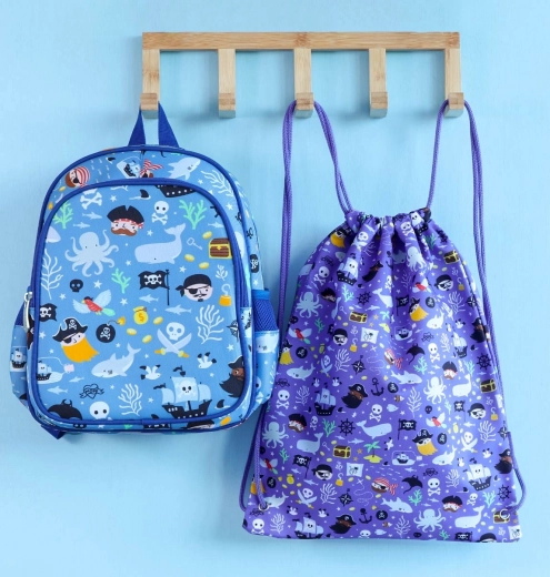 Sacca sportiva per bambini con motivo pirati A Little Lovely Company