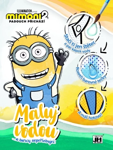 Album Da Colorare Con Acqua - Minions 2 Cattivissimo Me