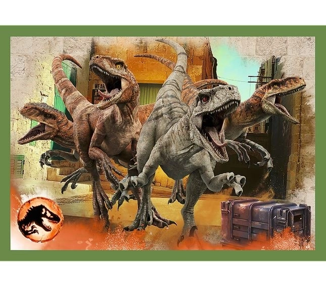 Puzzle dinosauri pericolosi Jurassic World