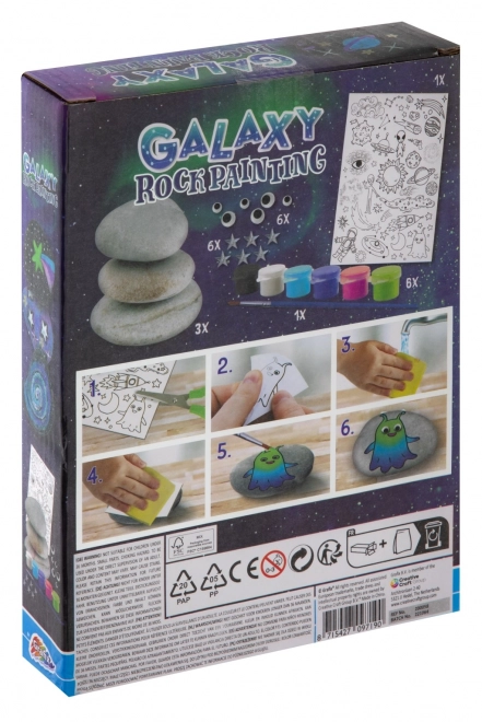 Kit di pittura su pietre: Galassia