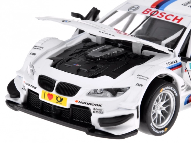 Modello Sportivo BMW M3 DTM in Metallo Scala 1:32 con Luci e Suoni