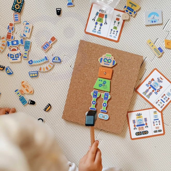 Giocattolo educativo di legno - Robot
