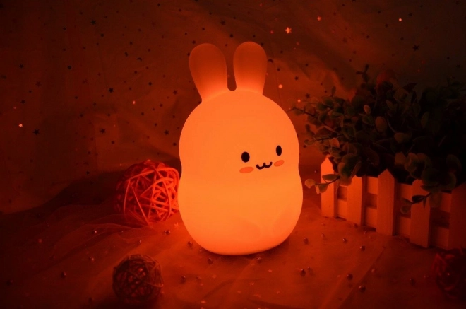 Lampada da notte in silicone a forma di gufo