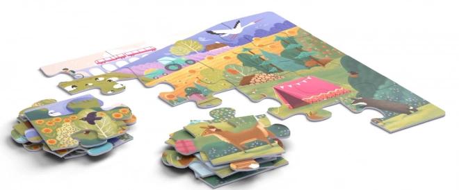 Puzzle Giganti Na výletě per Bambini