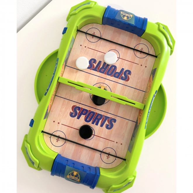 Gioco di abilità 2 in 1 mini hockey e corse