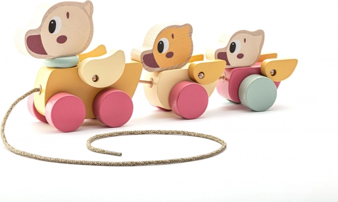 Cubika cane trainabile pastello con cordicella