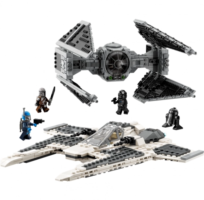 Set Battaglia Mandaloriana Fang Starfighter e TIE Interceptor