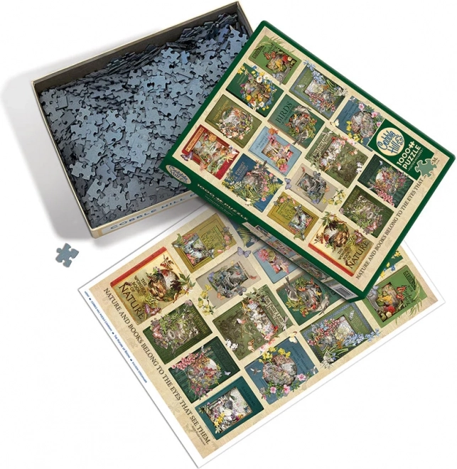 Puzzle Natura nei Libri 1000 Pezzi