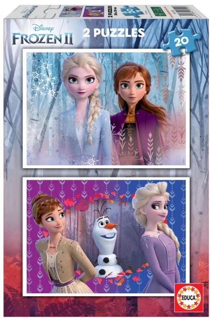 Puzzle Frozen 2 2x20 pezzi