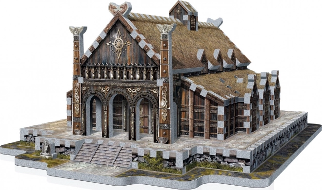 Puzzle 3D WREBBIT La Sala Dorata di Edoras