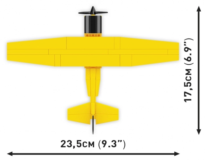 Modello di Costruzione Cessna 172 Skyhawk Giallo