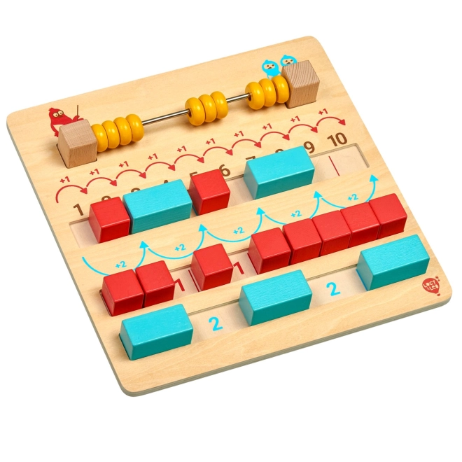 Apprendimento visivo con abaco e scanalature
