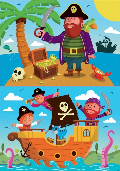 Puzzle Pirati EDUCA 2x20 pezzi
