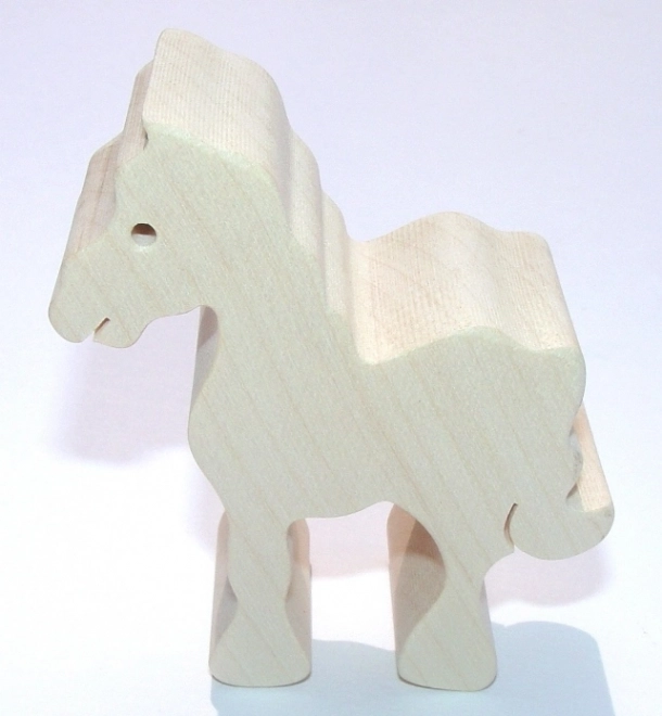 Cavallo in legno Fauna